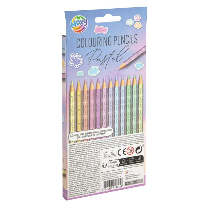 Pastell Buntstifte 12 Stück — Bild 5