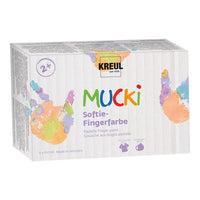 Pastell-Kinderfingerfarben MUCKI / 6er Set à 150 ml — Bild 5