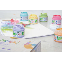 Pastell-Kinderfingerfarben MUCKI / 6er Set à 150 ml — Bild 6
