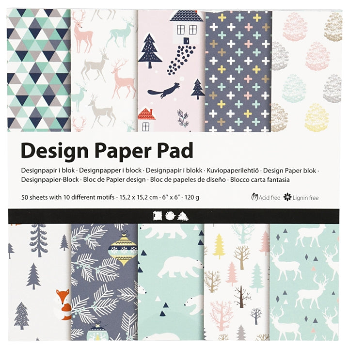 Pastell Natur Scrapbooking Papier — Bild 2