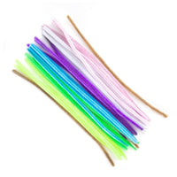 Pastellfarbene Fuzzy-Drahtstiele - 30 cm x 8 mm / 25 Stück — Bild 3