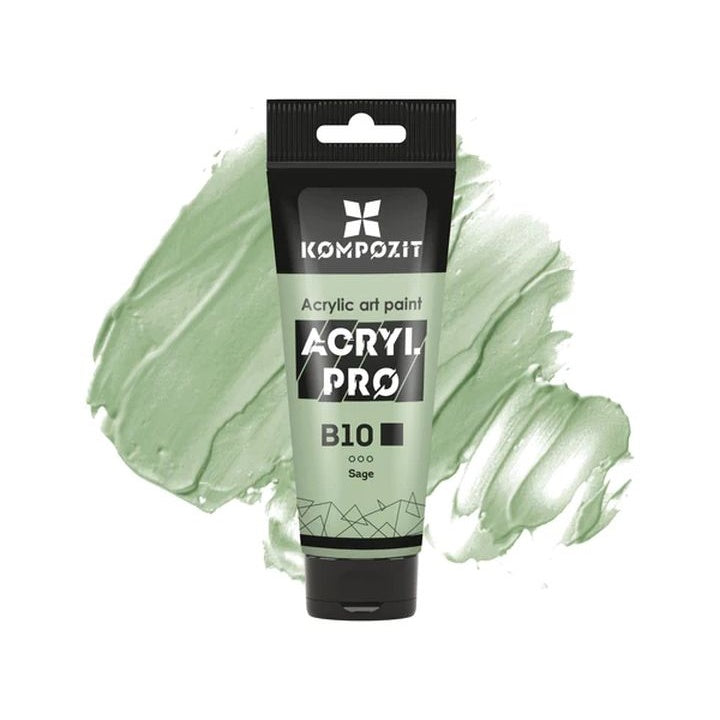 Pastell Acrylfarbe ACRYL PRO ART Kompozit 75 ml – B10 Salbei