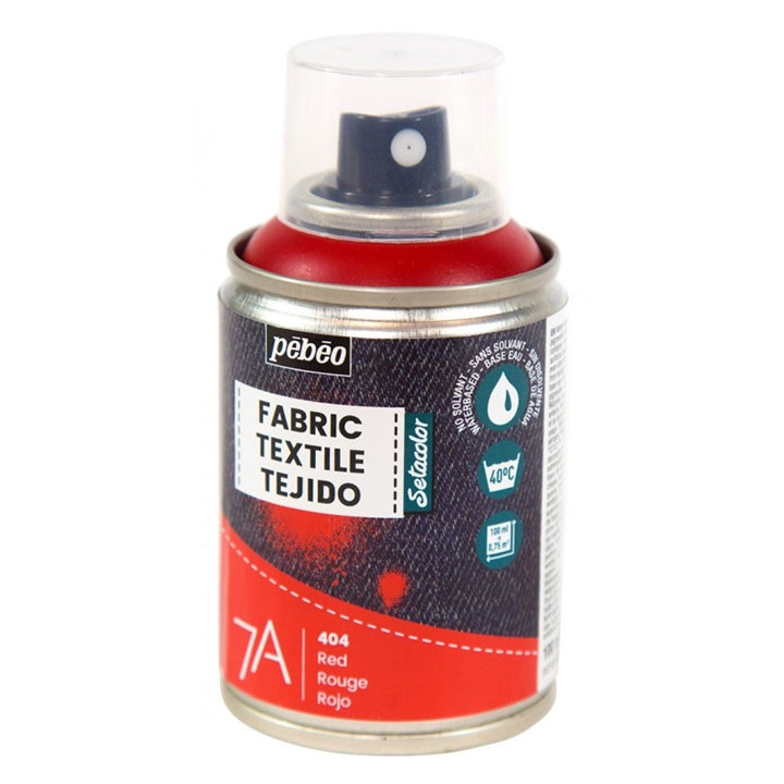 Pebeo 7A Textilspray auf Wasserbasis für Stoffe aus Natur- und Kunstfasern.