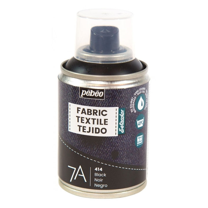 Pebeo 7A Textilspray auf Wasserbasis für Stoffe aus Natur- und Kunstfasern.
