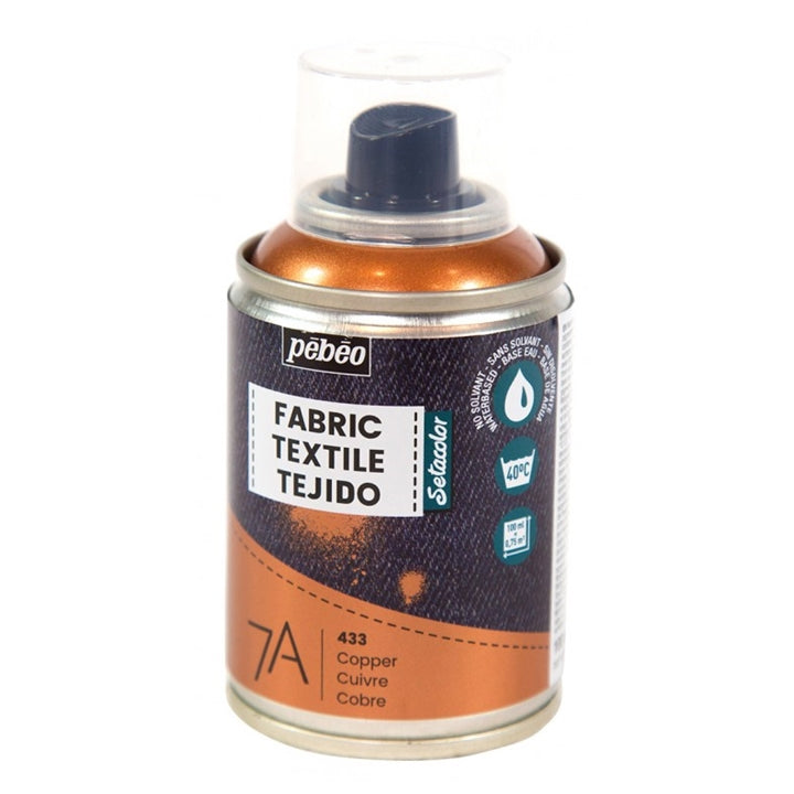 Pebeo 7A Textilspray 100 ml, in mehreren Schichten auf Textilien auftragbar.