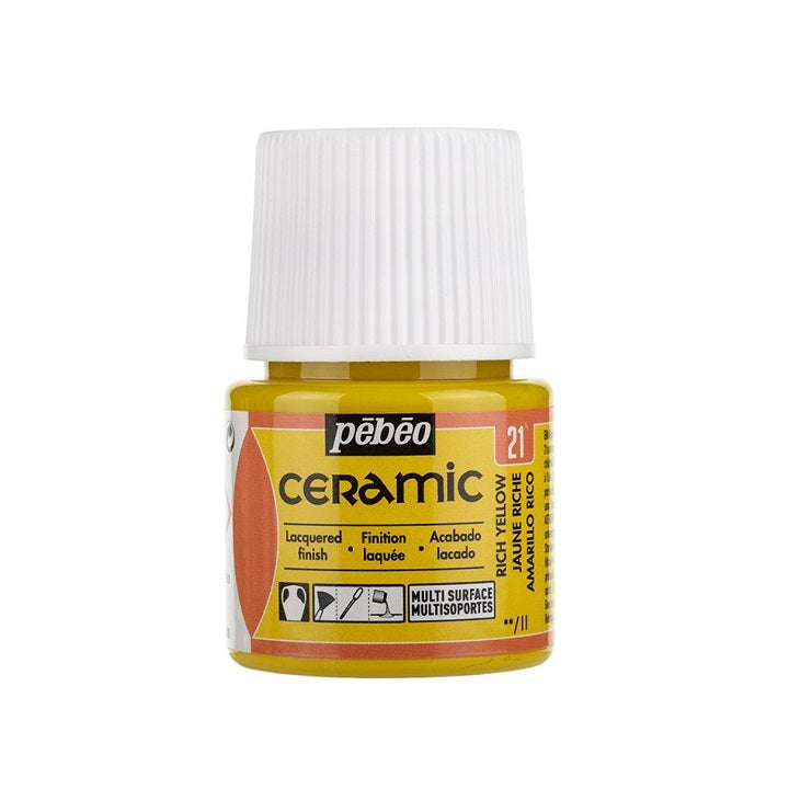 Pebeo Ceramic Keramikfarbe 45 ml | verschiedene Farben — Bild 1