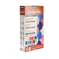 Pebeo Ceramic Keramikfarben-Set 12 x 20 ml