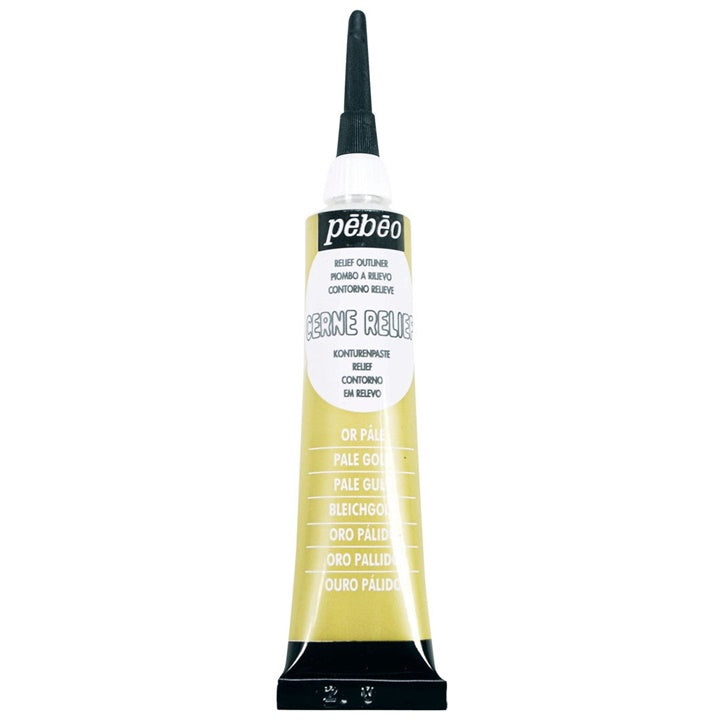 Pebeo Cerne Relief Konturpaste 20 ml – Pale Gold