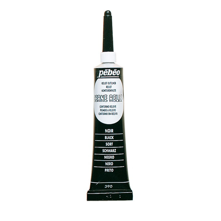Pebeo Cerne Relief Konturpaste 20 ml – schwarz