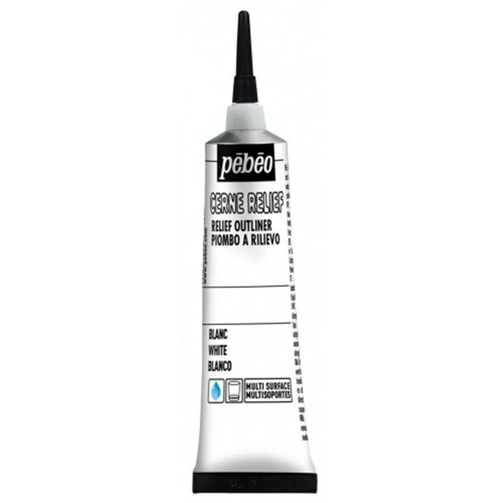 Pebeo Cerne Relief Konturpaste 20 ml – weiß