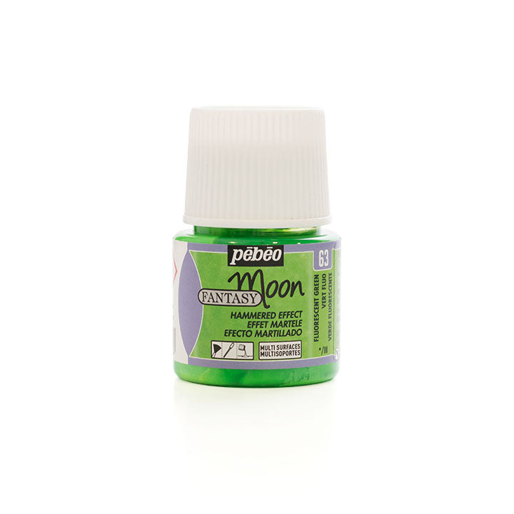 Pebeo Fantasy Moon Effektfarbe 45 ml – Fluorescent Grün