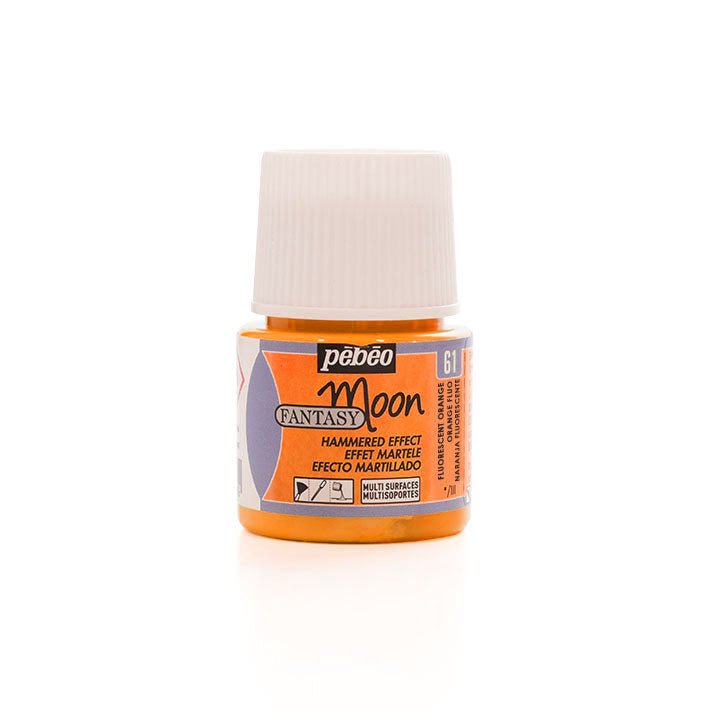 Pebeo Fantasy Moon Effektfarbe 45 ml – Fluorescent Orange