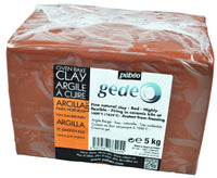 Pebeo Gédéo Töpferton 5 kg Rot – 5 kg červená