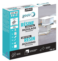 Pebeo Gédéo Crystal Resin Kristall-Epoxidharz 150 ml transparent