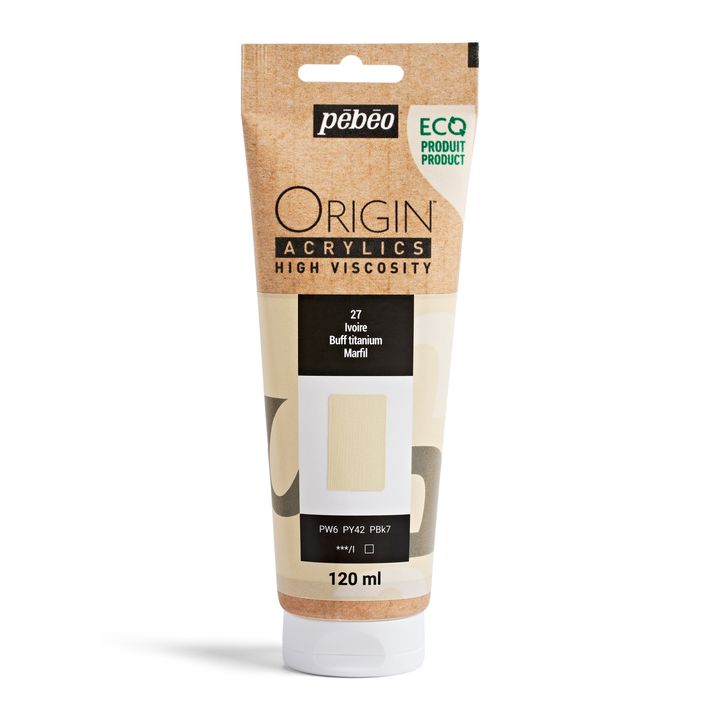 Pebeo ORIGIN Acrylfarbe 120 ml – buff titanium
