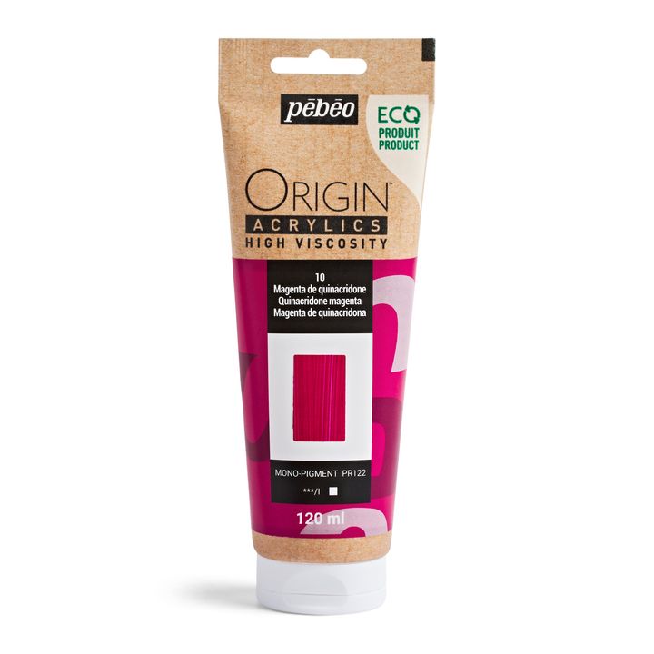 Pebeo ORIGIN Acrylfarbe 120 ml – Chinacridonmagenta