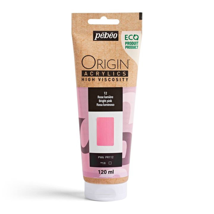 Pebeo ORIGIN Acrylfarbe 120 ml – hell Rosa