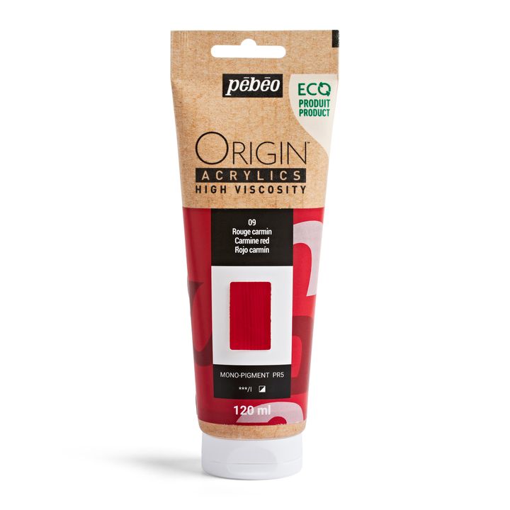 Pebeo ORIGIN Acrylfarbe 120 ml – karminrot