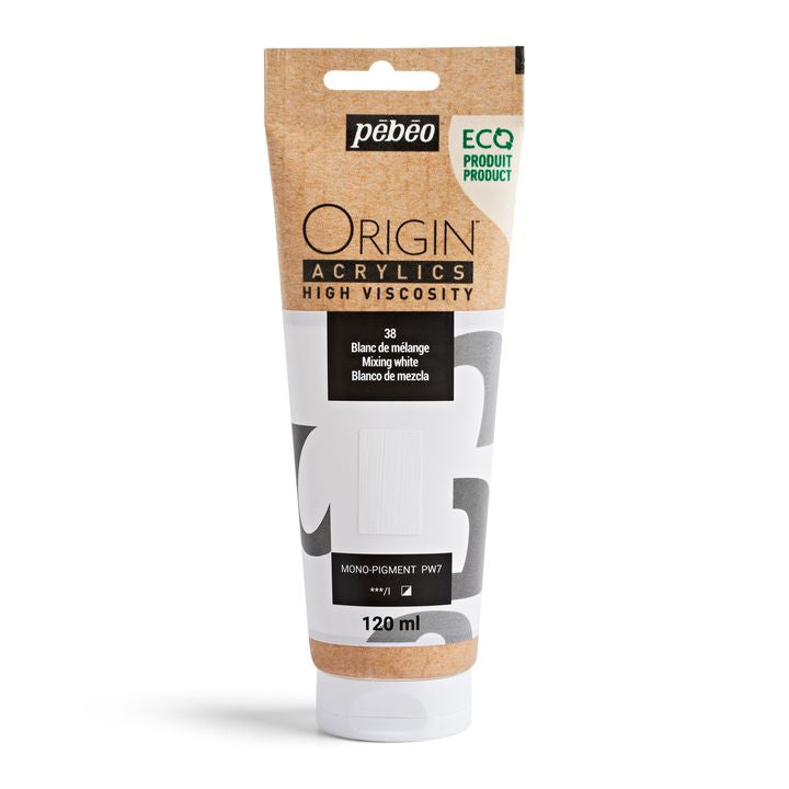 Pebeo ORIGIN Acrylfarbe 120 ml – Mischung weiß