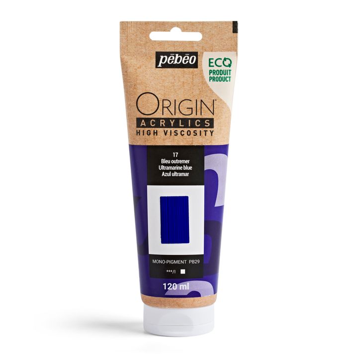 Pebeo ORIGIN Acrylfarbe 120 ml – Ultramarin Blau