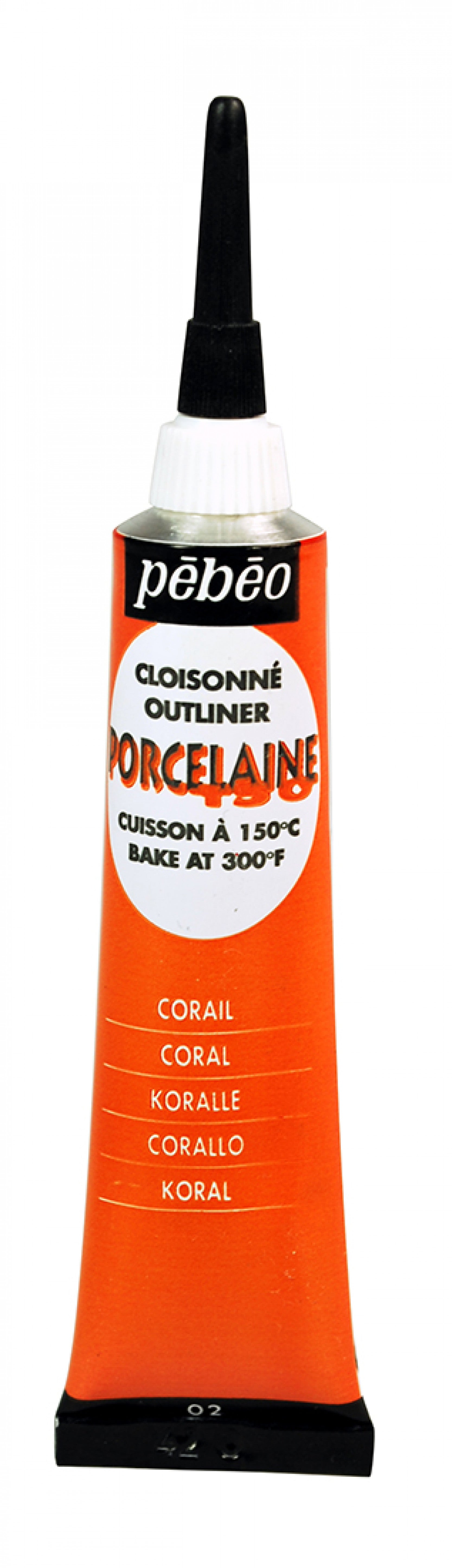 Pebeo Porcelaine 150 Relief-Konturenfarbe für Porzellan 20 ml