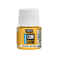 Pebeo Setacolor Lederfarbe matt/satin 45 ml – sonnengelb