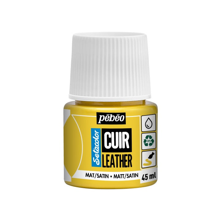 Pebeo Setacolor Lederfarbe matt/satin 45 ml | verschiedene Farben — Bild 2