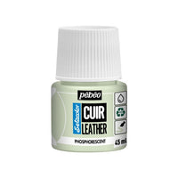 Pebeo Setacolor Lederfarbe mit Effekt 45 ml – phosphoreszierend