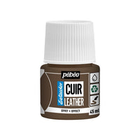 Pebeo Setacolor Lederfarbe mit Effekt 45 ml – Metallic Bronze