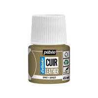 Pebeo Setacolor Lederfarbe mit Effekt 45 ml – Metallic Gold