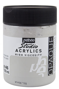 Pebeo Studio Acrylfarbe 500 ml – Neutralgrau