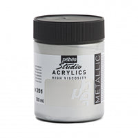 Pebeo Studio Acrylfarbe 500 ml – Silber
