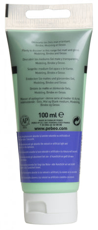 Pebeo Studio Acrylgel 100 ml Phosphorescent Turquoise