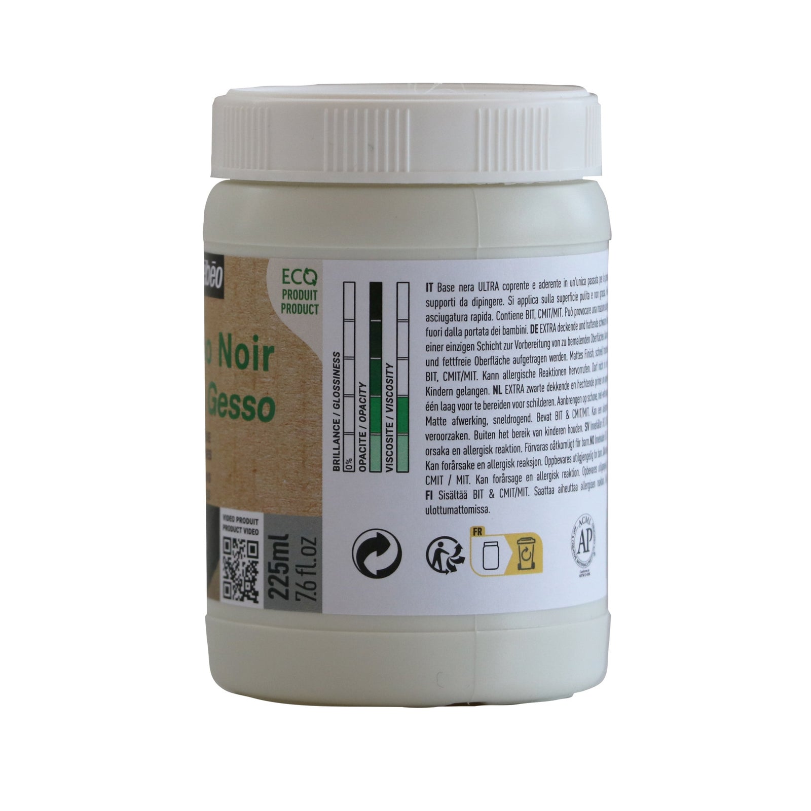 Pebeo Studio Gesso Schwarz 225 ml