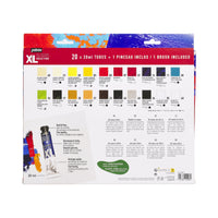 Pebeo Studio XL Ölfarben-Set 20 x 20 ml mit Pinsel