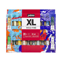 Pebeo Studio XL Ölfarben-Set 20 x 20 ml mit Pinsel