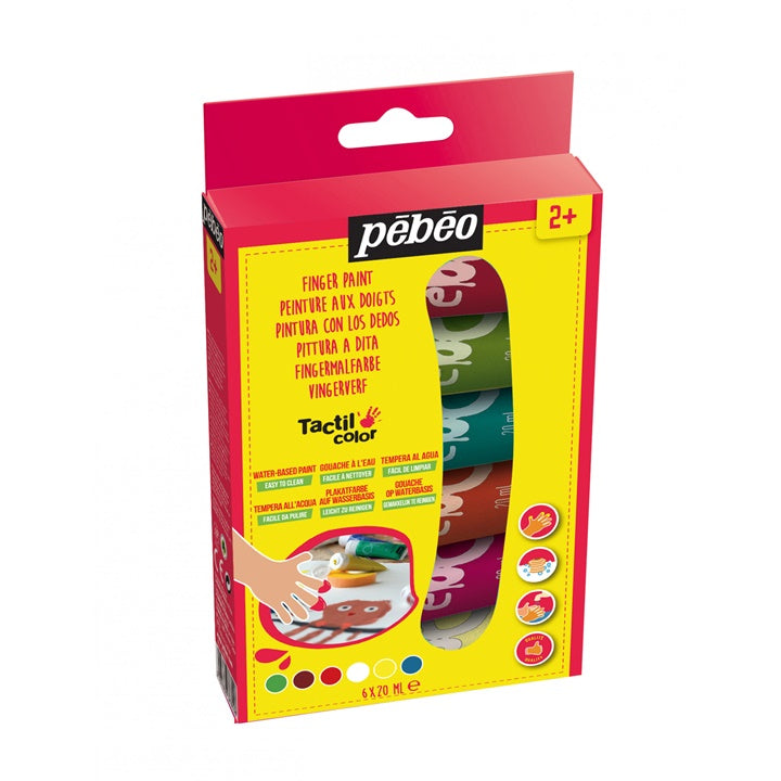 Pebeo Tactilcolor Fingerfarben-Set — Bild 3