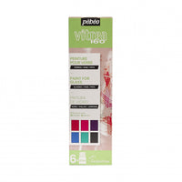 Pebeo Vitrea 160 Glasmalfarben-Set glänzend 6 x 20 ml