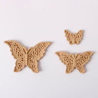 Pentart Biegbares Holz Schmetterling Set 5 x 3 cm 3 Stk.