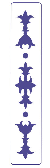 PENTART Bordüren-Schablone H2 - 40 x 7,5 cm — Bild 2