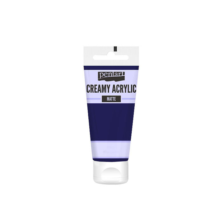 Pentart cremige Acrylfarbe matt 60 ml – dunkelblau