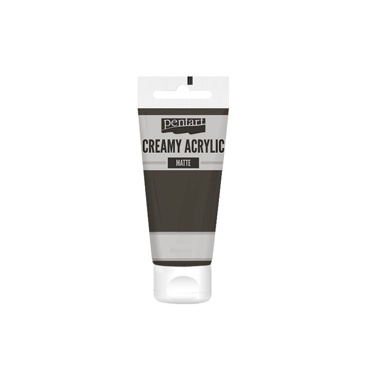 Pentart cremige Acrylfarbe matt 60 ml – Grau