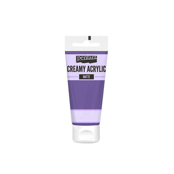 Pentart cremige Acrylfarbe matt 60 ml – Purpur