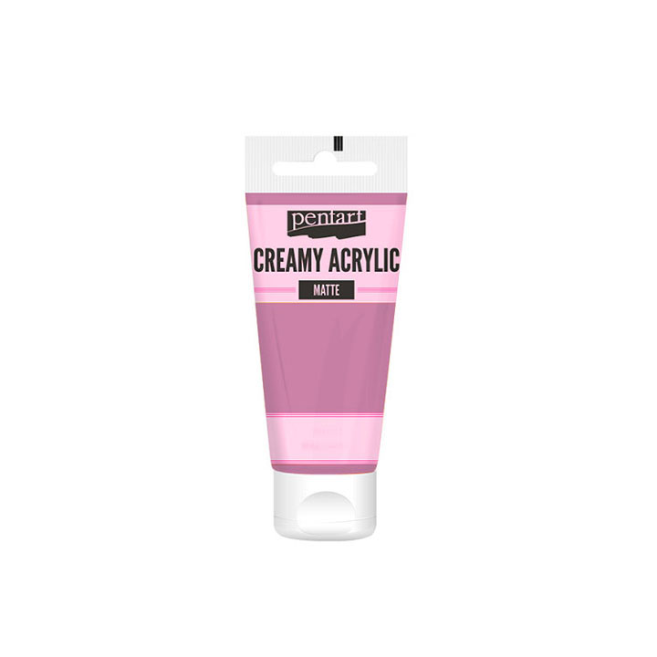 Pentart cremige Acrylfarbe matt 60 ml – Rose