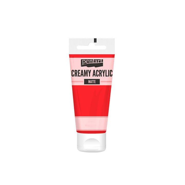Pentart cremige Acrylfarbe matt 60 ml – rot