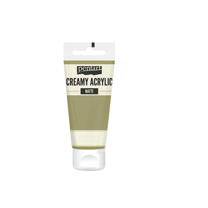 Pentart cremige Acrylfarbe matt 60 ml – Elfenbein