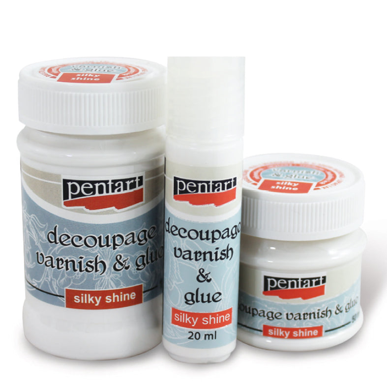 PENTART Decoupage-Lack und Kleber | verschiedene Größen — Bild 1