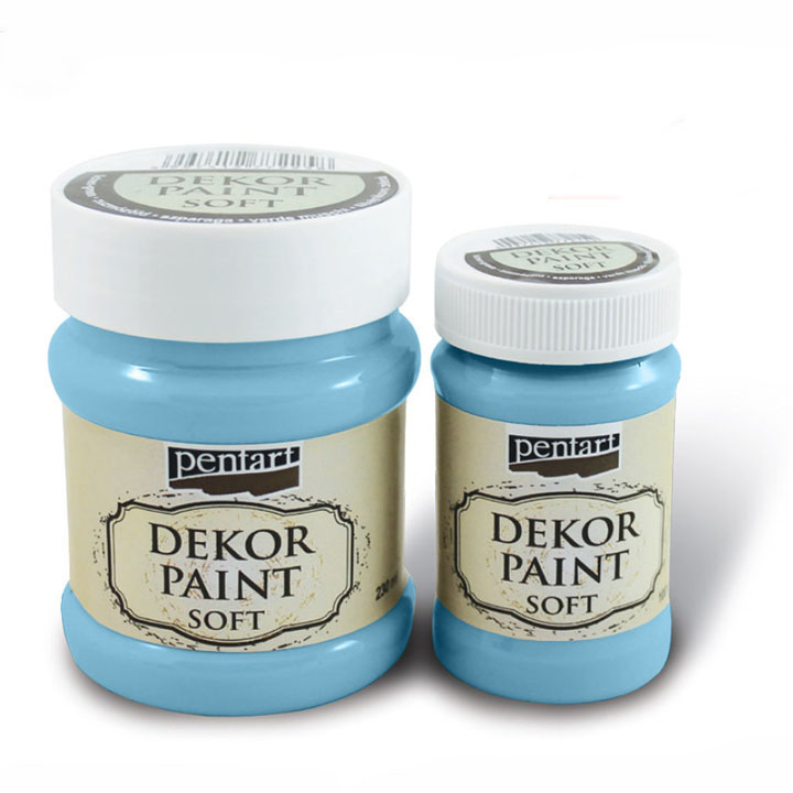 PENTART Dekofarbe Soft 100 ml – 21480 - Flax-Blau