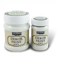 PENTART Dekofarbe Soft 100 ml – 21627 - cremeweiß