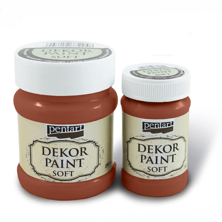 PENTART Dekofarbe Soft 100 ml – 21633 - Braun